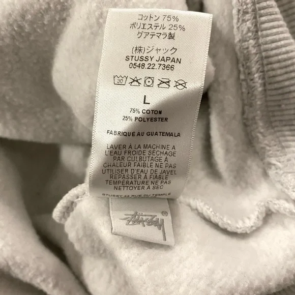 Stussy - Basic Stussy Embroidered Hoodie - Size Large - Picture 11 of 15